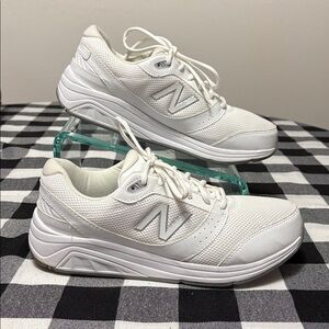 New Balance 928V2 Mesh Leather Motion Control Walking Shoes White Women Size 11